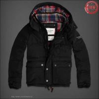 heren abercrombie fitch hooded donsjassen rooster zwart Overhemd Op Maat ipam6972